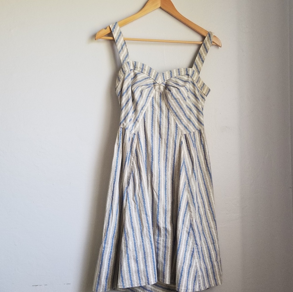 Striped Free People Cotton Summer Dress